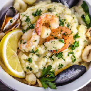 Risotto z owocami morza - przepis